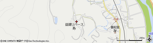 岐阜県下呂市萩原町西上田周辺の地図