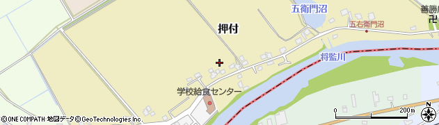 千葉県栄町（印旛郡）押付周辺の地図