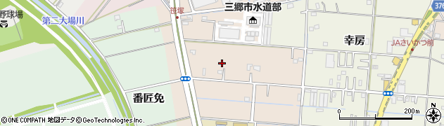 埼玉県三郷市茂田井171周辺の地図