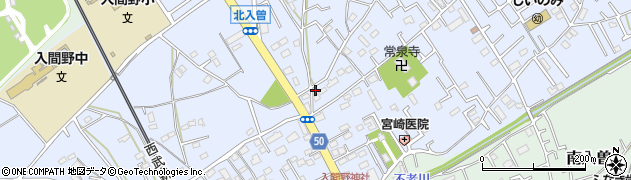 埼玉県狭山市北入曽297-4周辺の地図