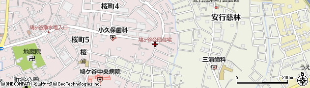 鳩ヶ谷公団住宅周辺の地図