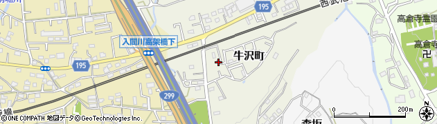 埼玉県入間市牛沢町12周辺の地図