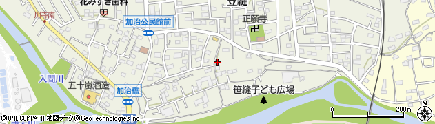 埼玉県飯能市笠縫29周辺の地図