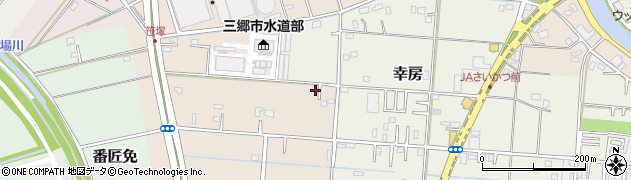 埼玉県三郷市茂田井191周辺の地図