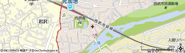 埼玉県入間市野田52周辺の地図
