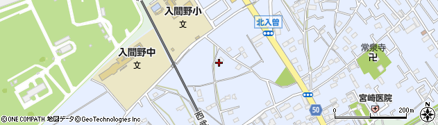埼玉県狭山市北入曽989-2周辺の地図