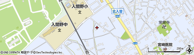 埼玉県狭山市北入曽989-1周辺の地図