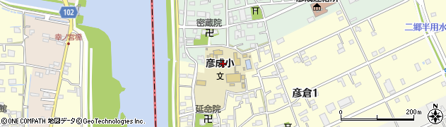 三郷市立彦成小学校周辺の地図
