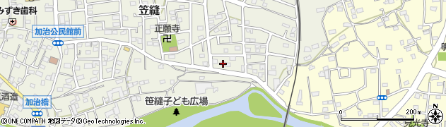 埼玉県飯能市笠縫193周辺の地図