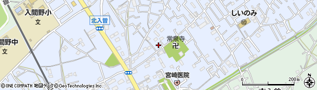 埼玉県狭山市北入曽310周辺の地図