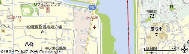 埼玉県八潮市八條3454周辺の地図