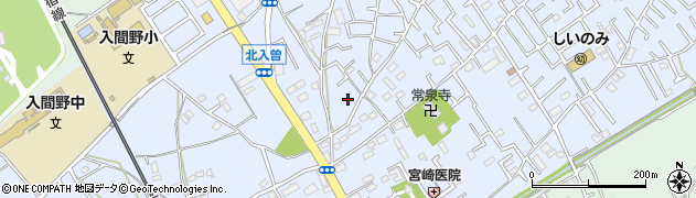 北入曽公園周辺の地図