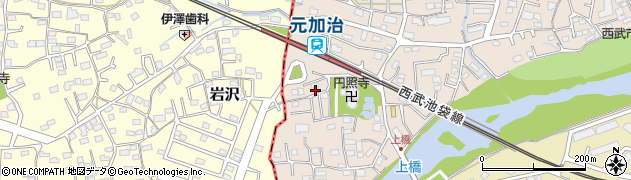 埼玉県入間市野田164周辺の地図