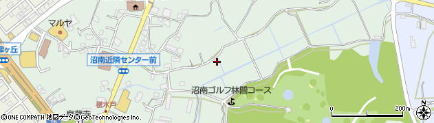 千葉県柏市大島田周辺の地図