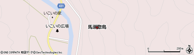 岐阜県下呂市馬瀬惣島周辺の地図