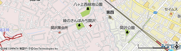 埼玉県富士見市関沢3丁目4周辺の地図