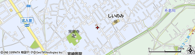 埼玉県狭山市北入曽361周辺の地図