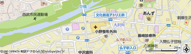 ヤオコー入間仏子店周辺の地図