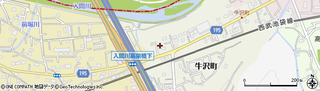 埼玉県入間市牛沢町7周辺の地図