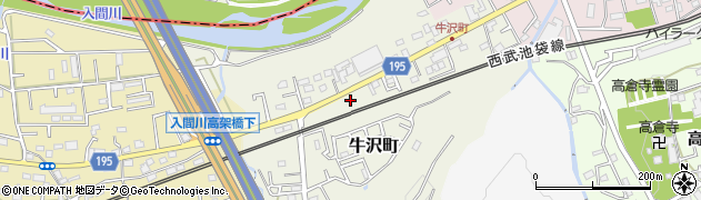 埼玉県入間市牛沢町6周辺の地図