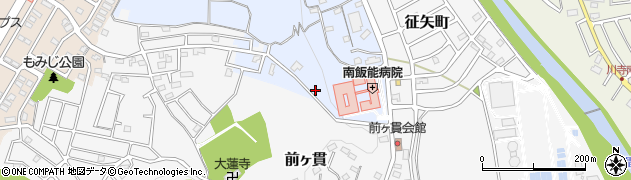 埼玉県飯能市矢颪441周辺の地図
