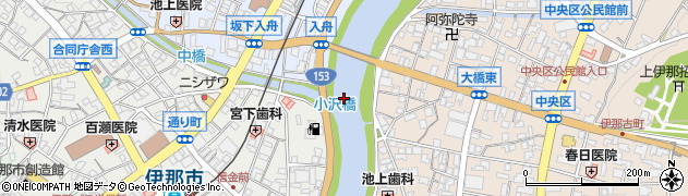 小沢橋周辺の地図