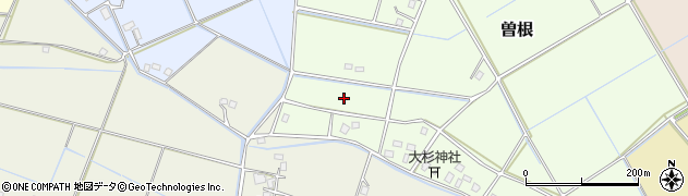 千葉県栄町（印旛郡）曽根周辺の地図