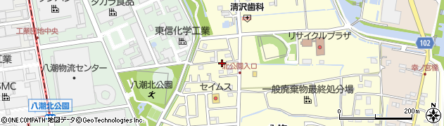 埼玉県八潮市八條2313周辺の地図