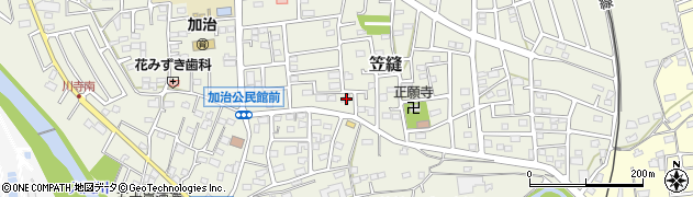 埼玉県飯能市笠縫46周辺の地図