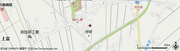 埼玉県入間郡三芳町上富1822周辺の地図