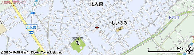 埼玉県狭山市北入曽365周辺の地図