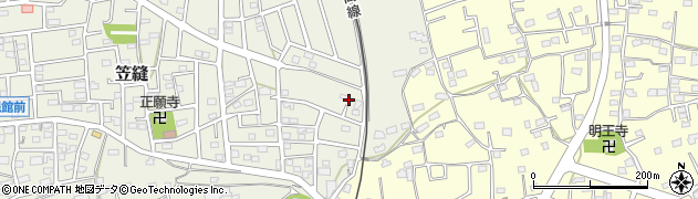埼玉県飯能市笠縫231周辺の地図