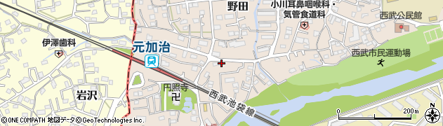 埼玉県入間市野田104周辺の地図