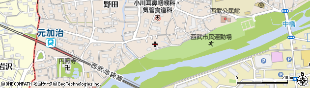埼玉県入間市野田394周辺の地図