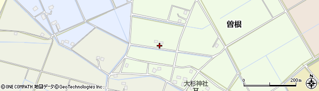 千葉県印旛郡栄町曽根96周辺の地図