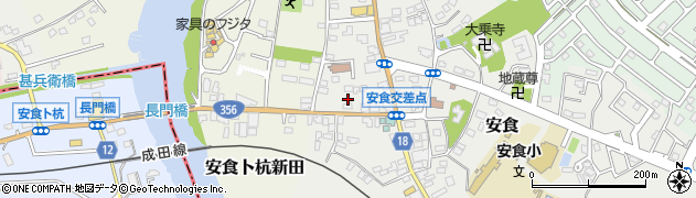 千葉県印旛郡栄町安食3681周辺の地図
