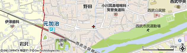 埼玉県入間市野田349周辺の地図