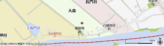 千葉県栄町（印旛郡）大森周辺の地図