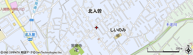 埼玉県狭山市北入曽381周辺の地図