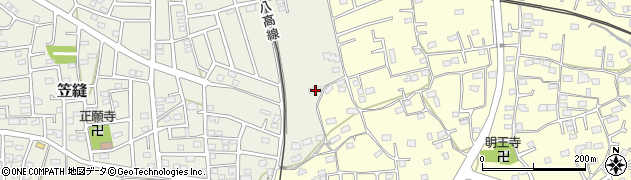 埼玉県飯能市笠縫240周辺の地図