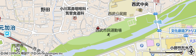埼玉県入間市野田462周辺の地図