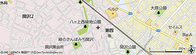 埼玉県富士見市関沢3丁目2周辺の地図