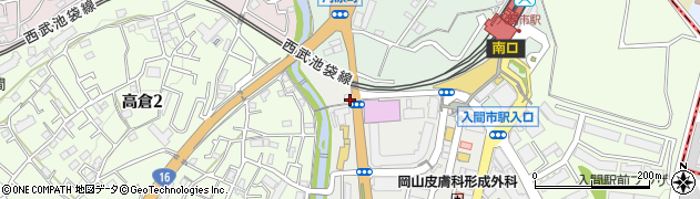 トヨタレンタリース埼玉入間店周辺の地図