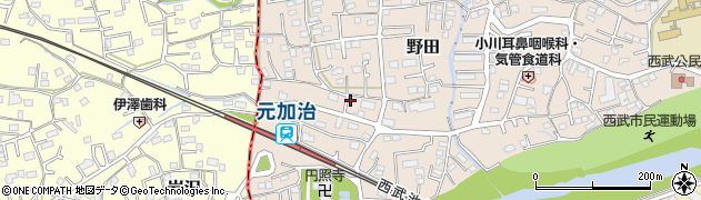 埼玉県入間市野田192周辺の地図