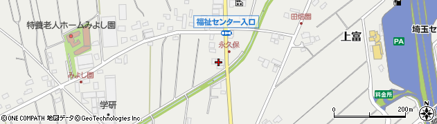 埼玉県入間郡三芳町上富1909周辺の地図