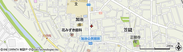 埼玉県飯能市笠縫67周辺の地図
