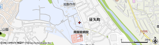埼玉県飯能市矢颪404周辺の地図