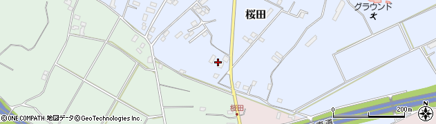 千葉県成田市桜田1045周辺の地図
