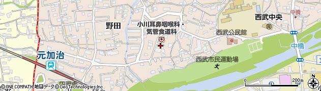 埼玉県入間市野田411周辺の地図
