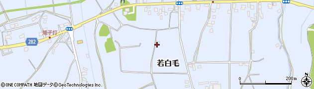 千葉県柏市若白毛602周辺の地図